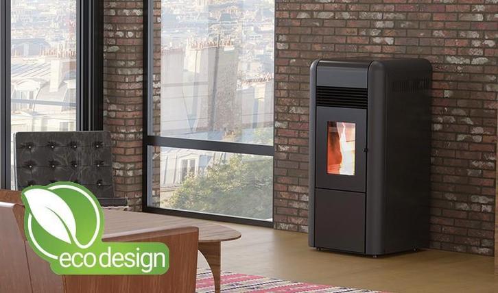 pelletkachel met cv aansluiting  vloerverwarming radiatoren, Huis en Inrichting, Kachels, Nieuw, Pelletkachel, Overige brandstoffen