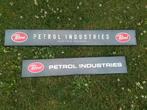 2 x Reclamebord Petrol  Industries, Reclamebord, Ophalen of Verzenden, Zo goed als nieuw, Nb