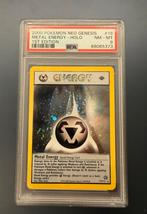 Metal Energy 19 PSA 8 - Neo Genesis - Pokemon, Hobby en Vrije tijd, Verzamelkaartspellen | Pokémon, Ophalen of Verzenden, Zo goed als nieuw