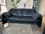 Banken leolux, Huis en Inrichting, Banken | Bankstellen, Ophalen, Leolux donkerblauw leer, Gebruikt, Minder dan 75 cm