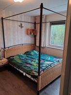 Mooi 2 persoons rotan bed, Ophalen, Overige materialen, Gebruikt, Tweepersoons