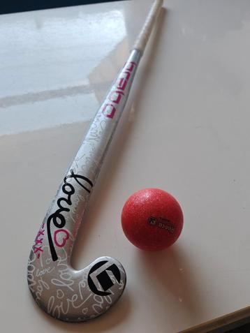 Brabo hockeystick / 93 cm, met Reece hockeybal. Koopje!!  beschikbaar voor biedingen
