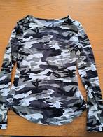 longsleeve leger look grijs maat s, Ophalen of Verzenden, Lange mouw, Maat 36 (S), Grijs