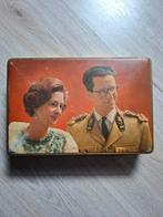 Blik/geldkist/ van Koning Boudewijn en Fabiola, Verzamelen, Ophalen of Verzenden