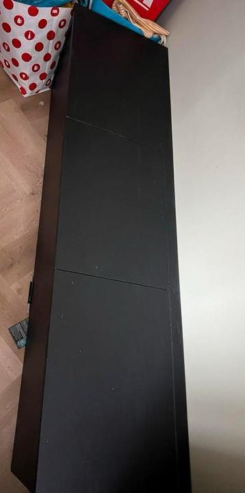 Zwarte Zitbank met Opbergruimte - Moet Snel Weg!