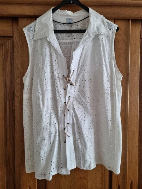Shirt, Kleding | Dames, T-shirts, Nieuw, Maat 46/48 (XL) of groter, Wit, Zonder mouw, Ophalen of Verzenden