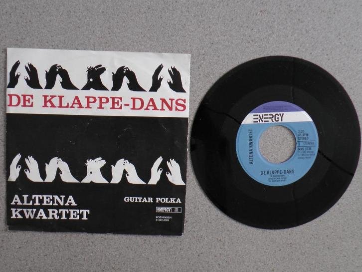 Altena Kwartet - De Klappe-dans Piraten single, Cd's en Dvd's, Vinyl Singles, Zo goed als nieuw, Single, Pop, 7 inch, Ophalen of Verzenden
