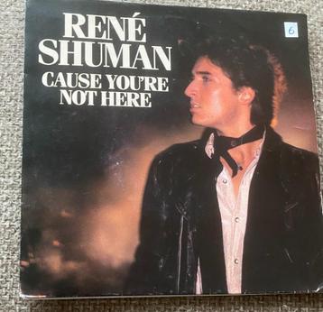 Vinyl Singeltje Rene Schuman You're Not Here 1988 beschikbaar voor biedingen
