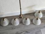 Hanglamp met 5 Lichtpunten - Goud/Wit, Ophalen of Verzenden