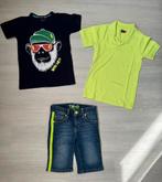 Tom-Du pakket 2 shirts, 1 short Maat 128/134, Ophalen of Verzenden, Zo goed als nieuw, Jongen, Setje