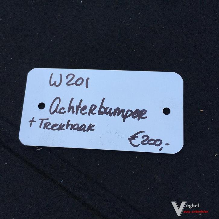 Mercedes W201 Achterbumper met Trekhaak, Auto-onderdelen, Carrosserie en Plaatwerk, Bumper, Achter, Gebruikt, Ophalen