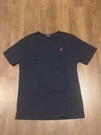 Ralph Lauren Shirt M – Donkerblauw met rood logo (heren), Ralph Lauren, Ophalen of Verzenden, Zo goed als nieuw, Maat 48/50 (M)