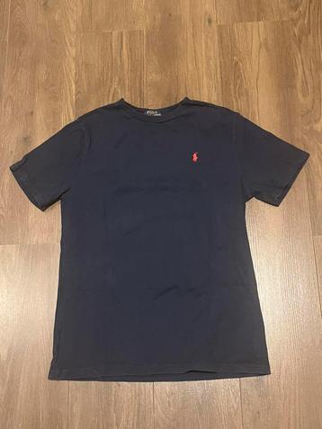 Ralph Lauren Shirt M – Donkerblauw met rood logo (heren) beschikbaar voor biedingen