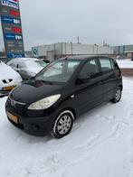 Hyundai i10 1.1 I 5DR 2010 Zwart, Auto's, Hyundai, Stof, 31 €/maand, 4 cilinders, 400 kg