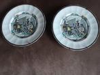 2 oude Sierbordjes, Antiek en Kunst, Antiek | Wandborden en Tegels, Ophalen of Verzenden