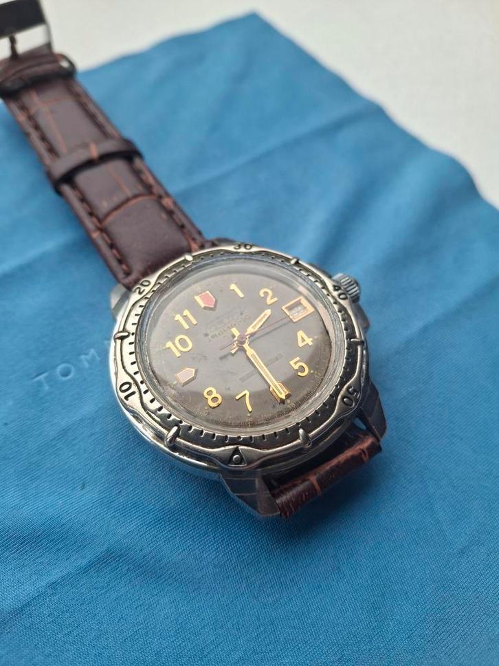 Vostok Komandirskie Chistopol, Sieraden, Tassen en Uiterlijk, Sporthorloges, Zo goed als nieuw, Verzenden