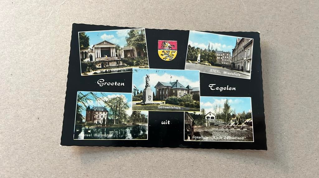 Tegelen 5 luik met speeltuin Klein Zwitserland, Ophalen of Verzenden, 1960 tot 1980