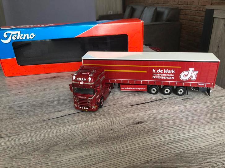 Miniatuur van Tekno, Hobby en Vrije tijd, Modelauto's | 1:50, Bus of Vrachtwagen, Tekno, Ophalen of Verzenden