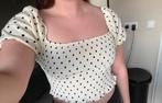 Mooie top H&M M/38, Maat 38/40 (M), H&M, Zwart, Ophalen of Verzenden
