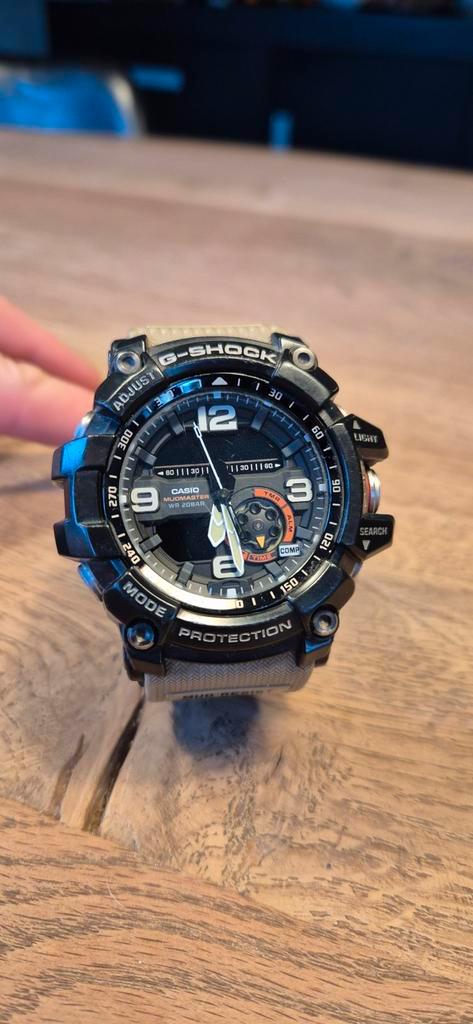 G-Shock Mudmaster GG-1000-1A5 Beige, Sieraden, Tassen en Uiterlijk, Horloges | Heren, Zo goed als nieuw, Polshorloge, Casio, Staal