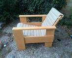 Beuken kratstoel Rietveld. Rietveld by Rietveld, Huis en Inrichting, Stoelen, Ophalen of Verzenden, Zo goed als nieuw, Bruin, Eén