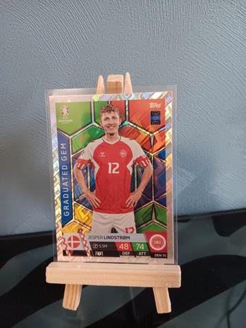 Jesper Lindstrøm - Topps UEFA Euro 2024 Match Attax beschikbaar voor biedingen