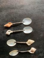 Antieke Thee Lepeltjes met Schelpen, Antiek en Kunst, Antiek | Bestek, Ophalen