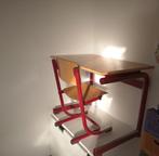 Retro school tafeltje en stoel ( kleuter bureau ), Gebruikt, Ophalen