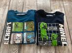 2x longsleeve minecraft 146/152, Minecraft, Ophalen of Verzenden, Zo goed als nieuw, Shirt of Longsleeve