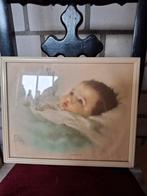 Schilderij 'Awakening' van Bessie Pease Gutmann, Ophalen of Verzenden