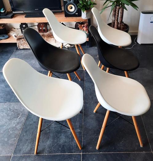 kuipstoelen, Huis en Inrichting, Stoelen, Gebruikt, Vijf, Zes of meer stoelen, Zwart, Ophalen