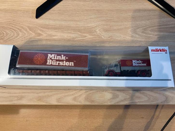 Märklin 48112 H0 Museumwagen 2012 Mink-Bürsten van de DB, Hobby en Vrije tijd, Modeltreinen | H0, Zo goed als nieuw, Wagon, Wisselstroom