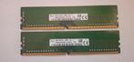 DDR 4 geheugen 2 x 8Gb, Computers en Software, RAM geheugen, 2666 Mhz, DDR4, 8 GB, Ophalen of Verzenden