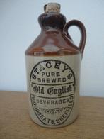 Oud bierkruikje Stacey's Old English Beverages met oor, Verzamelen, Biermerken, Ophalen of Verzenden, Gebruikt, Flesje(s), Overige merken