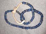 Ancient Czech annular bead blue, Ophalen of Verzenden