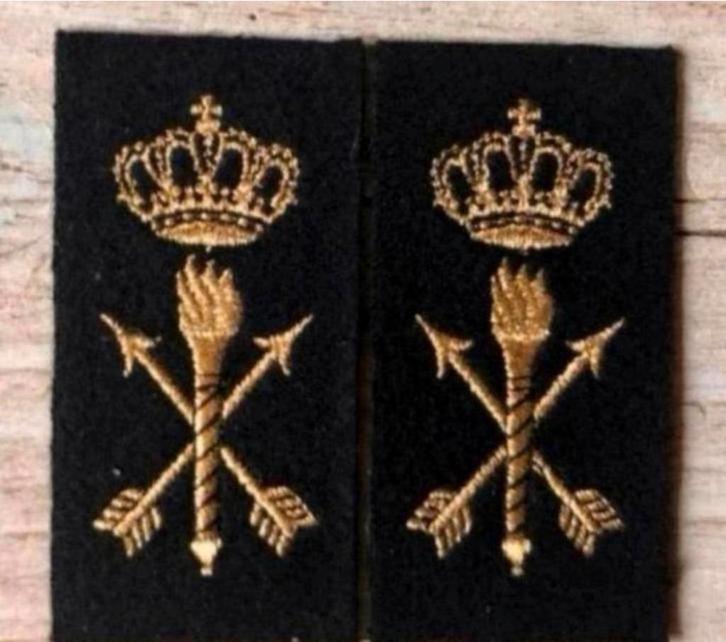 Marine Setje Emblemen Dienstgroep TD, Verzamelen, Militaria | Algemeen, Marine, Embleem of Badge, Nederland, Ophalen of Verzenden