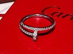 Juste un clou Cartier ring + 0,40 diamanten wit goud mt 17,7, Sieraden, Tassen en Uiterlijk, Ringen, Wit, Nieuw, Ophalen of Verzenden