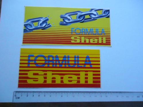 sticker oud FORMULA SHELL race auto motor cross retro oil f1, Verzamelen, Stickers, Zo goed als nieuw, Bedrijf of Vereniging, Verzenden