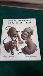 boek, vier kleine zwarte hondjes, Boeken, Ophalen of Verzenden