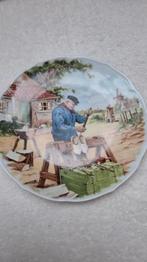 Royal Schwabap Wandbord Boer met Klompen, Ophalen of Verzenden