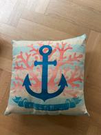 Twee kussenhoezen - anker en boei, Ophalen of Verzenden, Zo goed als nieuw, Overige kleuren, Vierkant