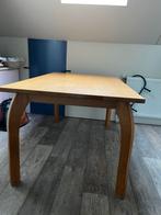 Beuken Houten Eettafel - Stevig en Stijlvol!, Huis en Inrichting, Tafels | Eettafels, Ophalen, Gebruikt, 50 tot 100 cm, Vijf personen of meer