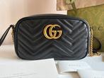 Gucci Marmont Small Camera bag, Ophalen of Verzenden, Zo goed als nieuw, Zwart