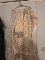 Punjabi jurk compleet, Maat 38/40 (M), Galajurk, Beige, Ophalen of Verzenden