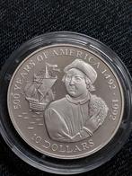 Cook Islands 10 Dollar 1990 Elizabeth II  - Zilver UNC, Postzegels en Munten, Munten | Oceanië, Verzenden, Losse munt, Zilver