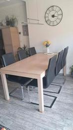 NETTE EETKAMERSTOELEN  (2×4)of (1×8), Ophalen, Zo goed als nieuw, Zwart, Vijf, Zes of meer stoelen