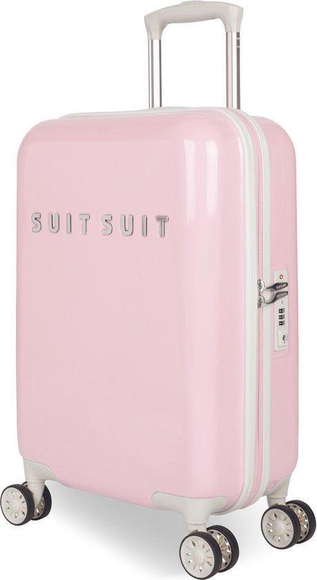 Suitsuit koffer 55 cm handbagage Fabulous Fifties Pink Dust, Sieraden, Tassen en Uiterlijk, Koffers, Nieuw, 50 tot 60 cm, Ophalen of Verzenden