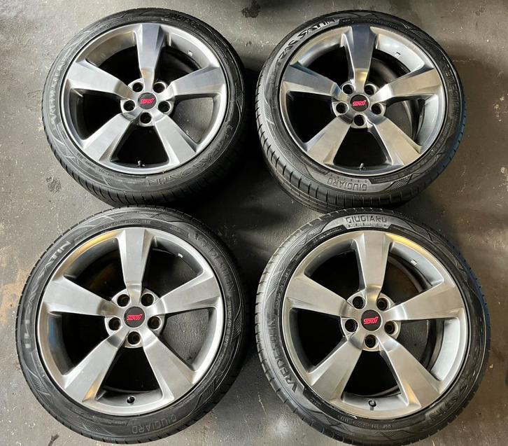 Subaru oem WRX STI 18 inch velgen, Auto-onderdelen, Banden en Velgen, Banden en Velgen, Zomerbanden, 18 inch, 245 mm, Ophalen