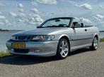 Saab 9-3 2.0 Turbo Aero Cabrio 2001 Grijs, Auto's, Saab, Voorwielaandrijving, 74 €/maand, Zwart, 4 cilinders