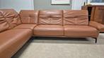 Cognac leren Italiaanse design hoekbank 280x240 cm, Huis en Inrichting, 250 tot 300 cm, Italiaans design, modern design, cognac leer,hoekbank
